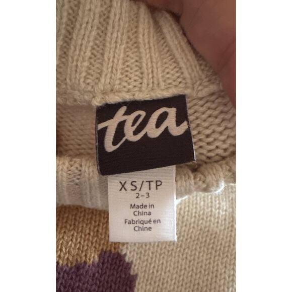 Tea Collection Soft Serve Pullover Sweater Size XS 2-3 Ice Cream Party Fun Artsy - Picture 5 of 7